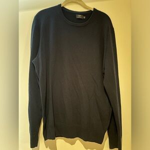 J.Crew Men’s Navy 100% Cashmere Sweater Large
